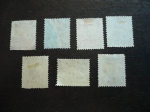 Stamps - Australia - Scott# 166,167,169,171,173-175 - Used Part Set of 7 Stamps