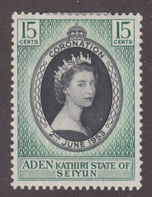 Aden Seiyun 28 QEII Coronation [CD312] 1953