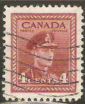 Canada Used Sc 253 - King George VI 