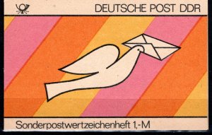 German DDR Scott # 2447 (10), mint nh, cpl booklet, Mi # SMHD 18a