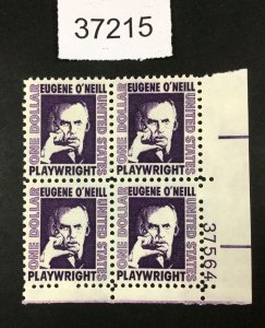 MOMEN: US STAMPS #1294 MINT OG NH PLATE BLOCK LOT #37215