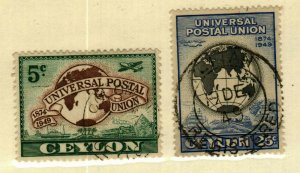 Ceylon #304, 306 used