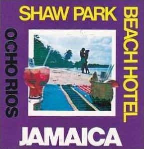 JAMAICA OCHO RIOS SHAW PARK BEACH HOTEL VINTAGE LUGGAGE 