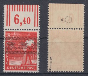 Germany 1948 Sc#602 Mi#38 IcK OR inverted Overprint mnh signed ARGE+BPP (AB1098)