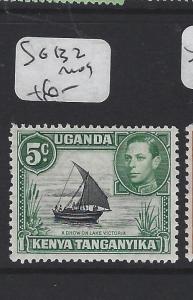 KENYA, UGANDA, TANGANYIKA  (P0909B)  KGVI 5C  BOAT  SG 132    MOG