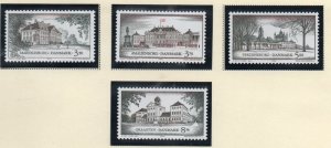 Denmark Sc 1000-1003 1994 Castles stamp set used