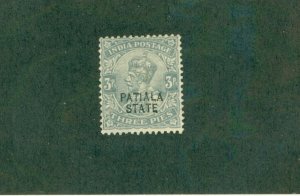 PATIALA INDIAN STATE 43 USED BIN $0.50