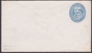 URUGUAY Early 5c envelope unused...........................................a3159