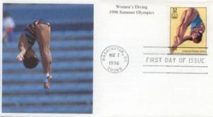 1996 Atlanta Olympics Women's Diving (Scott 3068d) Mystic 