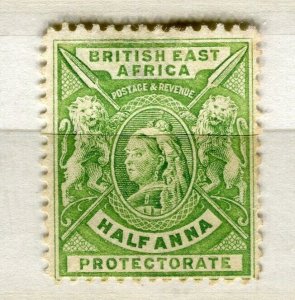 BRITISH KUT; 1890s QV Protectorate issue fine Mint hinged Shade of 1/2a. value