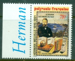 French Polynesia 1992 herman Melville Expolrer MUH