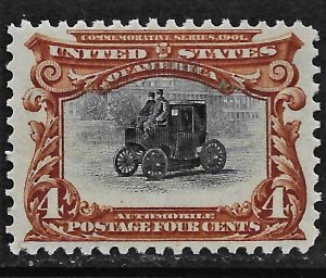 1901 Sc. #296 VF/XF NH