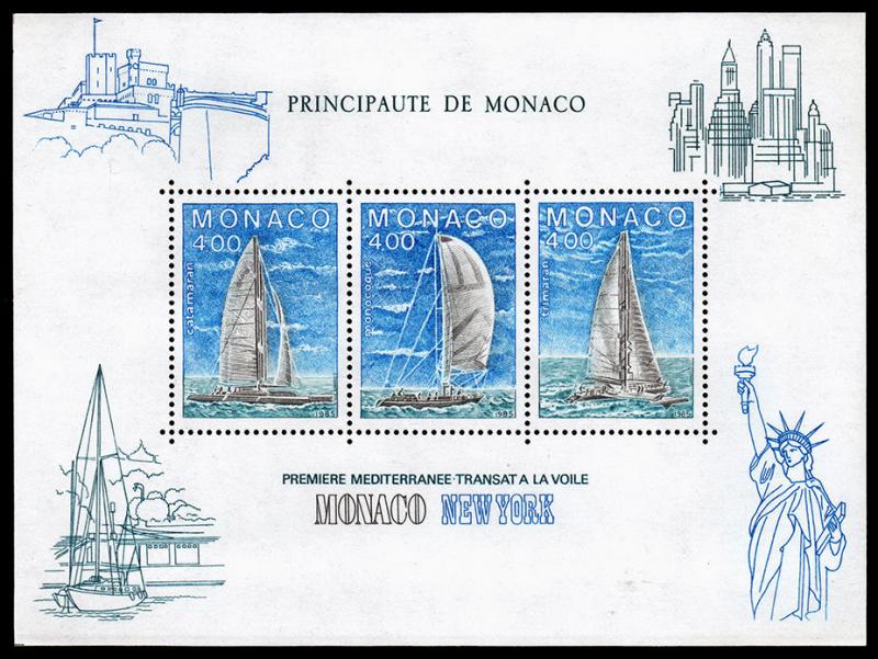 Monaco Scott 1486 (1985) Mint NH VF B