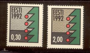 ESTONIA 235-236 MNH CHRISMAS 1992