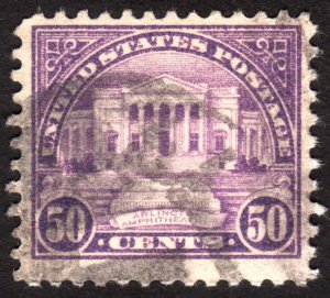 1922, US 50c, Arlington Amphitheater, Used, Sc 570,