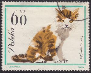 Poland 1219 European House Cat 1964