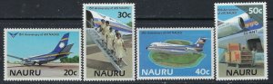 Nauru 303-06 MNH 1985 Aviation (ak3516)