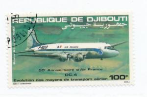 Djibouti 1979 - Scott C125 CTO - 250fr, Powered flight 75th