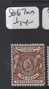 BRITISH EAST AFRICA (P2705BB) LION 1A  QV   SG 67   MOG 