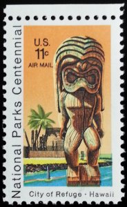 1972 11c City of Refuge National Park, Hawaii Scott C84 Mint F/VF NH