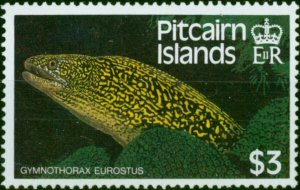 Pitcairn Islands 1988 $3 Wakanoura Morat SG313w Wmk Crown to Right V.F MNH