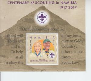 2017 Namibia Scouting SS (Scott NA) MNH