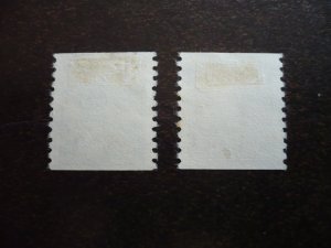 Stamps - Canada - Scott# 295-296 - Used Set of 2 Coil Stamps