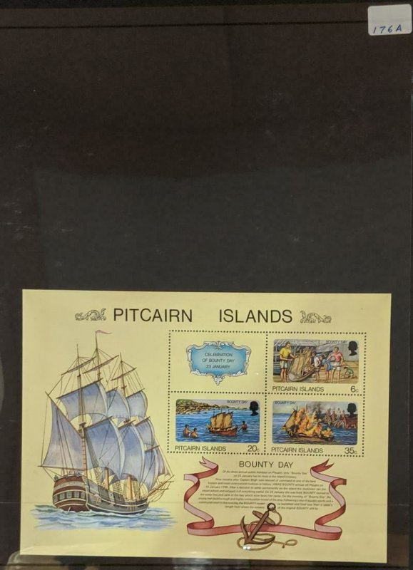 EDW1949SELL : PITCAIRN Collection of ALL DIFF VF MNH S/S & Strips Scott Cat $176