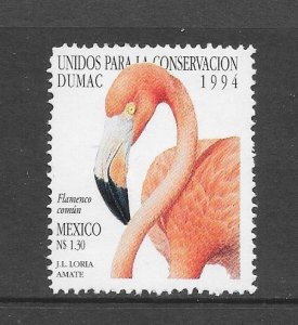 BIRDS - MEXICO #1864 FLAMINGO  MNH