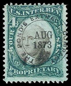 U.S. REV. PROPRIETARY RB4a  Used (ID # 87205)