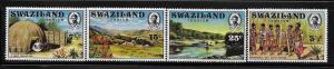 Swaziland 1972 Tourist publicity Traditional Dancers beehive hut fishing MNH