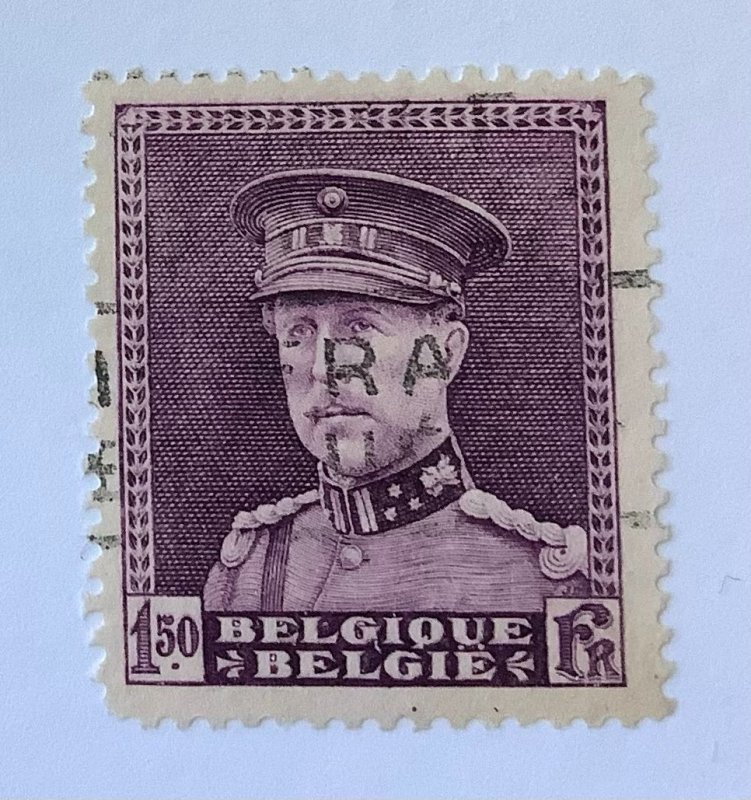 Belgium 1931 Scott 230 used -  1.50fr,   King Albert