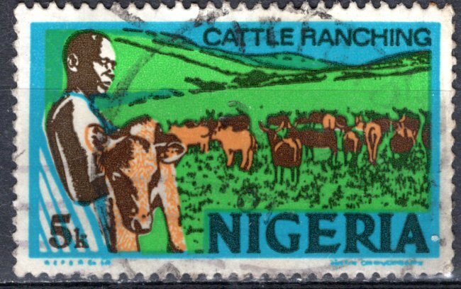 Nigeria; 1976: Sc. # 294c: Used Single Stamp