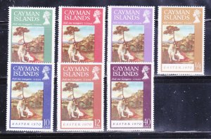 Cayman Islands 251-257 Set MNH Easter