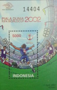 Indonesia FIFA World Cup 2002 Football Soccer Sport Games Stadium (ms) MNH