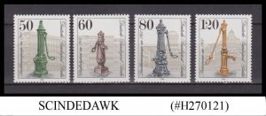 GERMANY BERLIN - 1983 VARIOUS STREET PUMPS 4V MNH