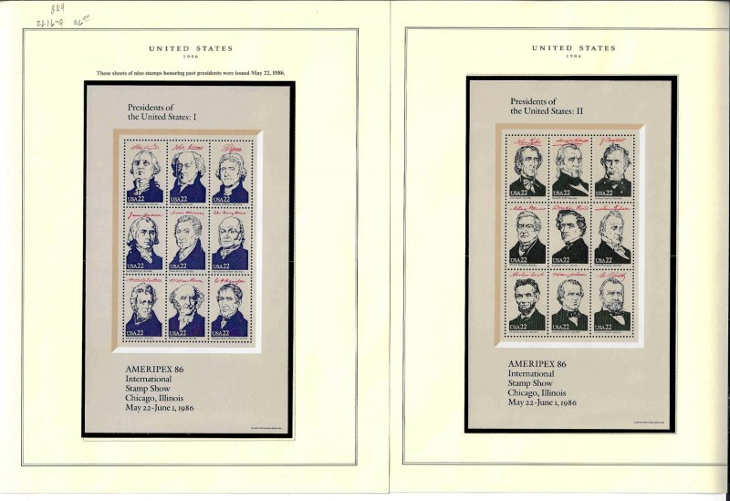 2216-2219 Mint,OG,NH... Full Set of Souvenir Sheets... SCV $26.00