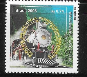 Brazil 2003 Antonina Morretes Railway Train Sc 2896 MNH A1760