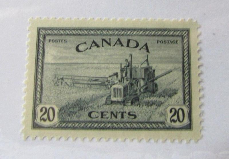 1946 Canada SC #271 FARMING  HARVESTING  MNH VF stamp