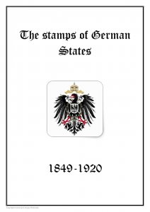 Germany German States 1849-1920 PDF(DIGITAL) STAMP ALBUM PAGES