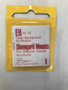 EH Showgard Mounts Clear Background - 40 Mounts