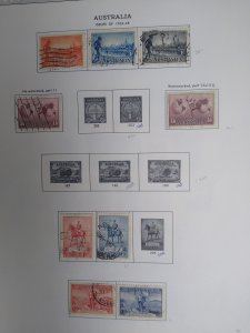 collection on pages Australia 1934-45 HP: CV $195