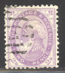 Tonga Scott 2 Used H - 1887 King George I - SCV $3.50