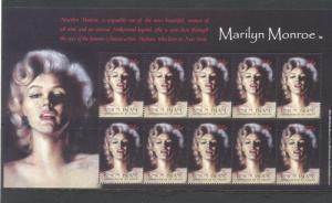 VINCENT GRENADINES SHEET MARILYN MONROE