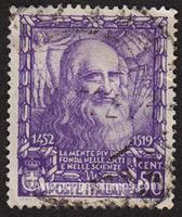 Italy SG#538 Used - 1938 50c.  - Leonardo Da Vinci