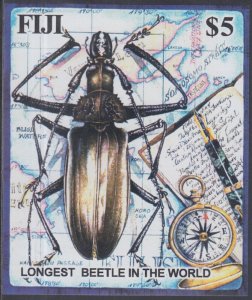 FIJI Sc# 1005 CPL MNH STAMP of the LONGEST BEETLE in the WORLD