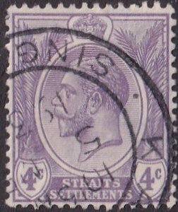 Straits Settlements #184 Used