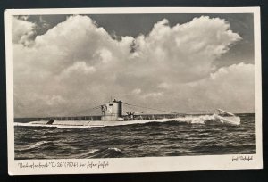 1937 Kiel Germany RPPC Real Picture Postcard Cover U Boat submarine U26 WW2