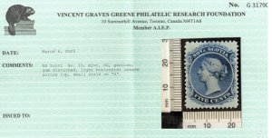 Nova Scotia #10 Extra Fine Mint Full Original Gum Hinged **With Certificate**