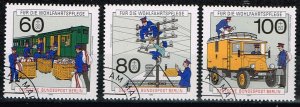 Germany 1990,Sc.#9NB282-285 used,Welfare: History of Post and Telecommunications